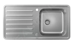 Hansgrohe Spoelbakken - Inbouw Spoelbak S4113-F400 Met Afdruip En Waste Inrichting, RVS 43338800