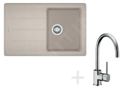 Franke Sets - Spoelbakset G56, BFG 611-78 Graniet Spoelbak, Sahara + Keukenkraan FC 650, Chroom 114.0323.877