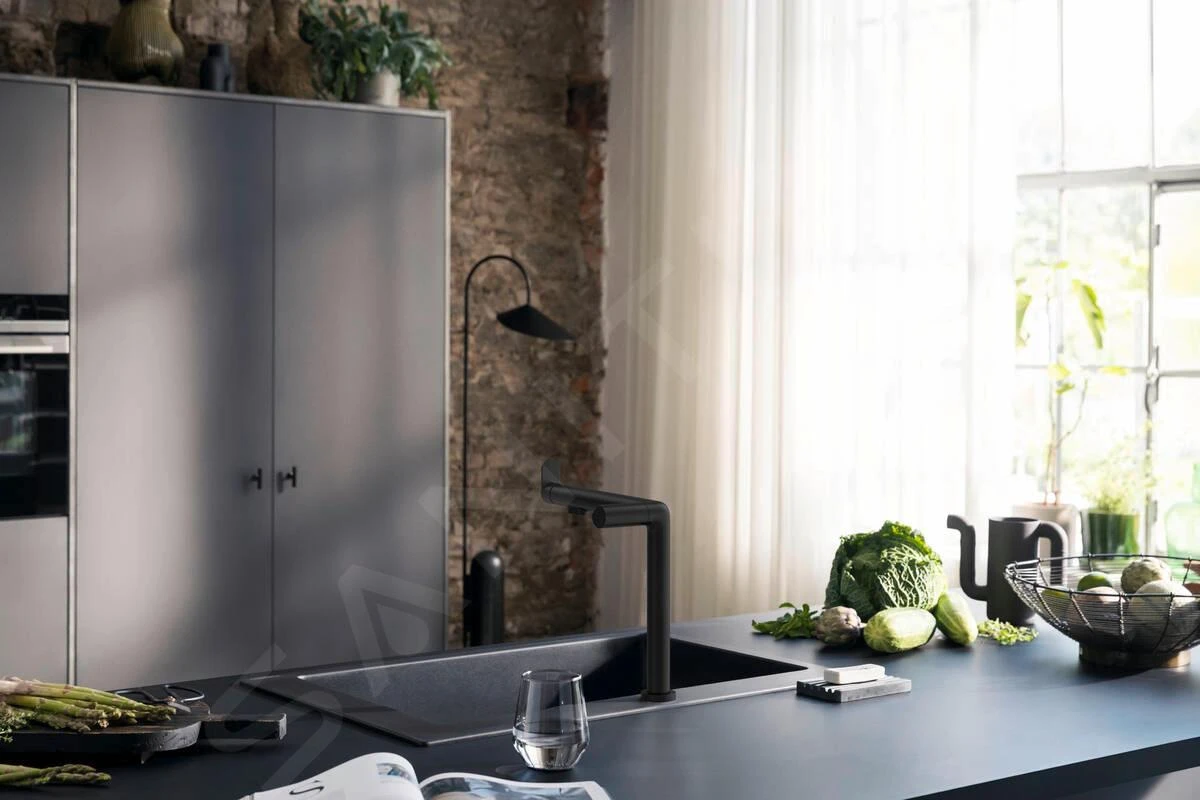 Hansgrohe Aqittura M91 - Keukenkraan, SodaSystem, SBox, Mat Zwart 76837670 - Afbeelding 5