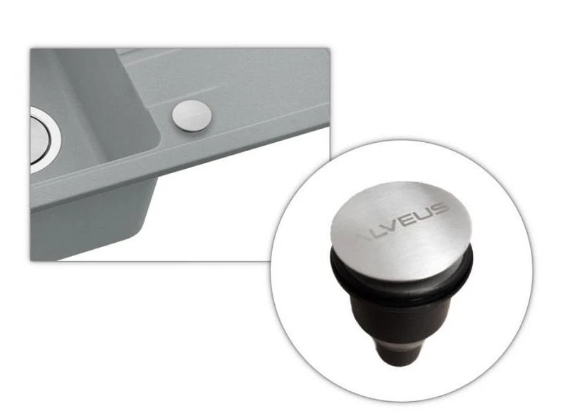 Alveus Sets - Set Spoelbak Intermezzo 30 En Keukenkraan Tonia, Carbon SETA361 - Afbeelding 5