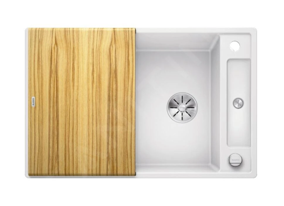 Blanco Axia III 45 - Silgranit Spoelbak, 780x510 Mm, Met Accessoires, InFino, Wit 523177 - Afbeelding 3