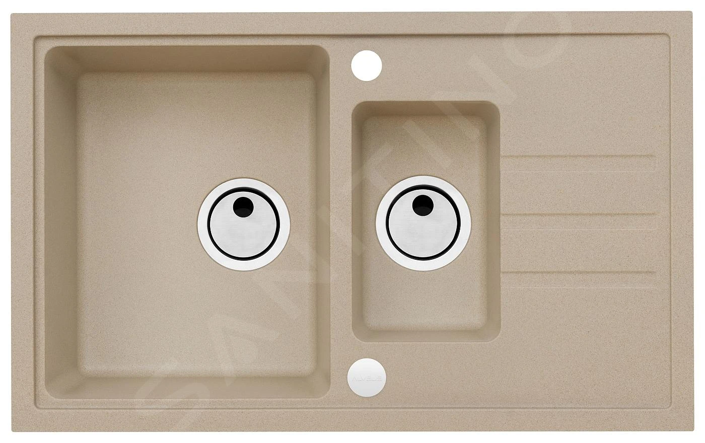 Alveus Intermezzo - Granieten Spoelbak 780x480 Mm, Beige 1117053