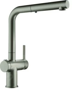 Franke Active - Keukenkraan FN 5351.149, Met Twist Afvoerbediening En Uittrekbare Handdouche, Rvs 115.0653.505