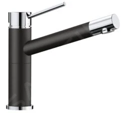 Blanco Alta - Keukenraan, Zwart/chroom 526162