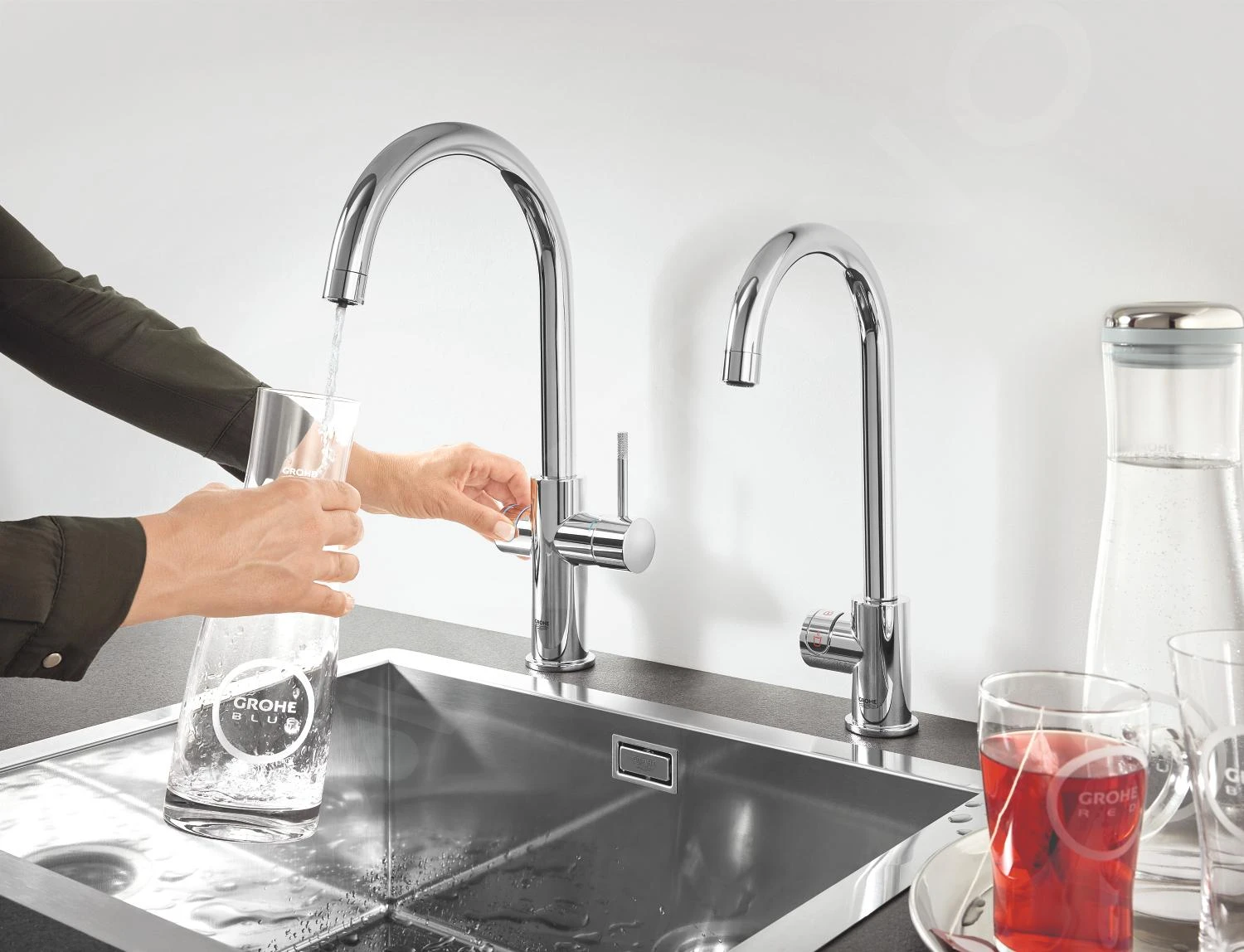 Grohe Blue Professional - Keukenkraan Met Koeler En Filter Set, Chroom 31323002 - Afbeelding 3