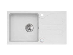 Alveus Galapagos - Granieten Spoelbak 770x430 Mm, Met Draaiknopbediening, Arctic 1100882