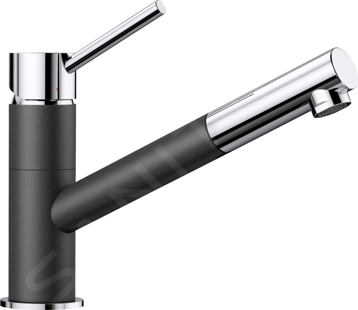 Blanco Kano S - Keukenkraan Met Uittrekbare Sproeikop, Antraciet/chroom 525038