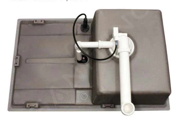 Blanco Metra 45 - Silgranit Spoelbak, 780x500 Mm, Draaiknopbediening, Antraciet 513035 - Afbeelding 4