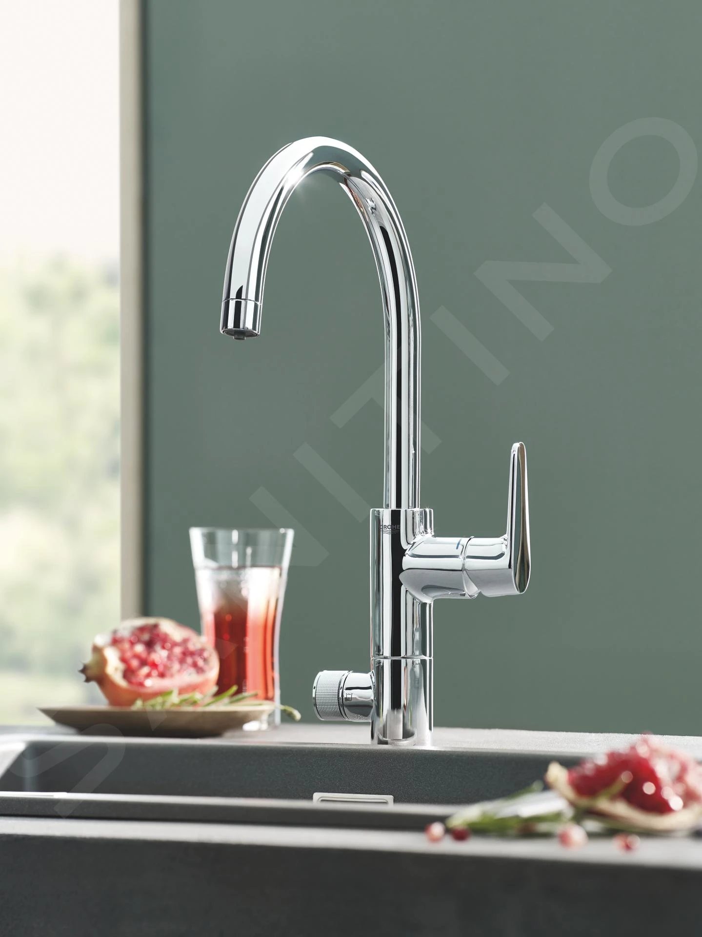 Grohe Blue Pure - BauCurve Keukenkraan Met UltraSafe Filtratie, Chroom 30386000 - Afbeelding 6