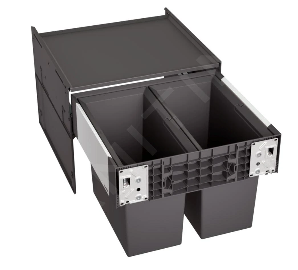 Blanco Select - Inbouw Afvalemmer, Met Scheidingswand, Inhoud 38 L 526201