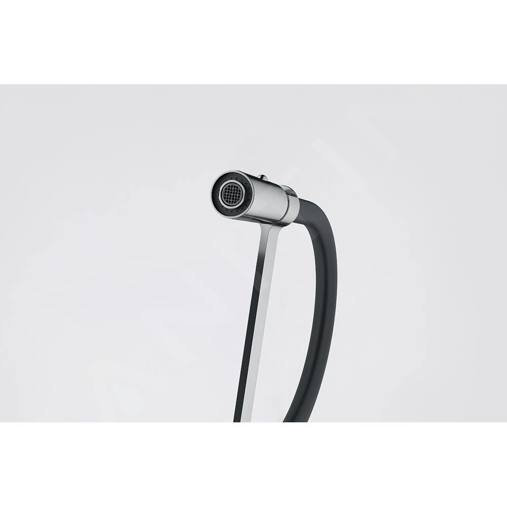 Franke Lina - Keukenkraan FC 6085.031 Met Draaibare Uitloop, Chroom/zwart 115.0626.085 - Afbeelding 4