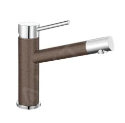 Blanco Alta - Keukenraan, Koffie/chroom 515324