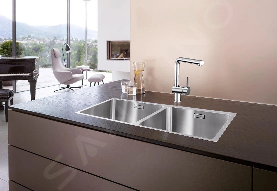 Blanco Andano 400 - Spoelbak, 865x440 Mm, Rvs 522985 - Afbeelding 3