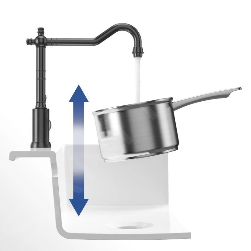 Villeroy & Boch Avia 2.0 - Keukenkraan, Antraciet 92400005 - Afbeelding 4