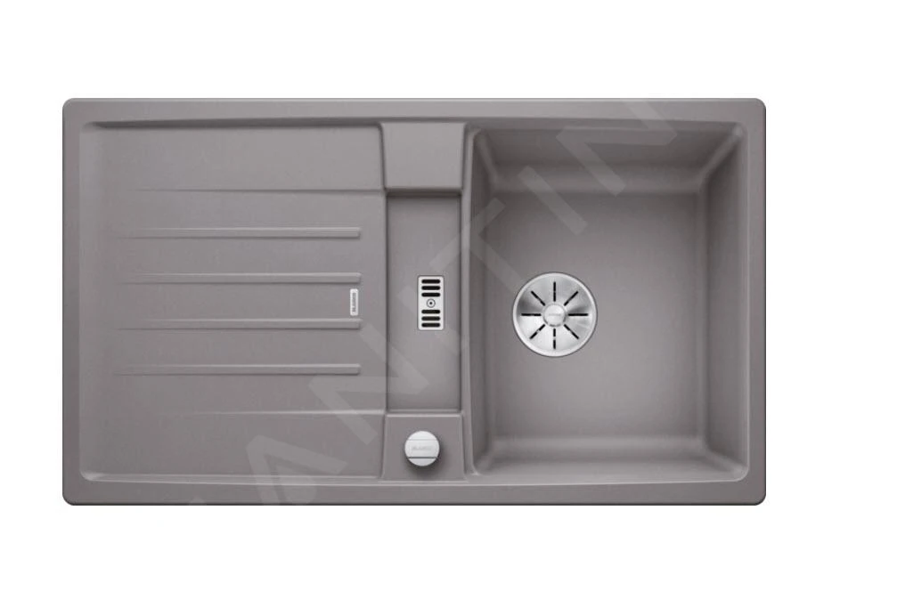 Blanco Lexa 45 - Silgranit Spoelbak, 860x500 Mm, InFino, Aluminium 524902