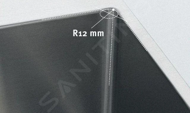 Franke Box - BXX 210/110-54 Spoelbak, 580x450 Mm, Rvs 127.0395.015 - Afbeelding 6