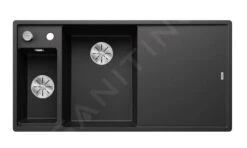 Blanco Axia III 6 - Silgranit Spoelbak, 1000x510 Mm, Met Afvoerbediening En Toebehoren, InFino, Antraciet 524643