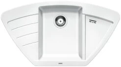 Blanco Zia 9 - Silgranit Spoelbak, 930x510 Mm, Wit 514758