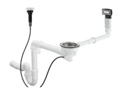 Hansgrohe Afvoergarnituren - Enkele Spoelbak Automatische Afvoer- En Overloopcombinatie, RVS 43931800