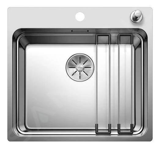 Blanco Etagon 500 - Spoelbak, 540x500 Mm, Met Verschillende Niveaus, InFino, Rvs 521748 - Afbeelding 3