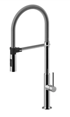 Paffoni Chef - Keukenkraan Met Flexibele Uitloop, Chroom CH179CR