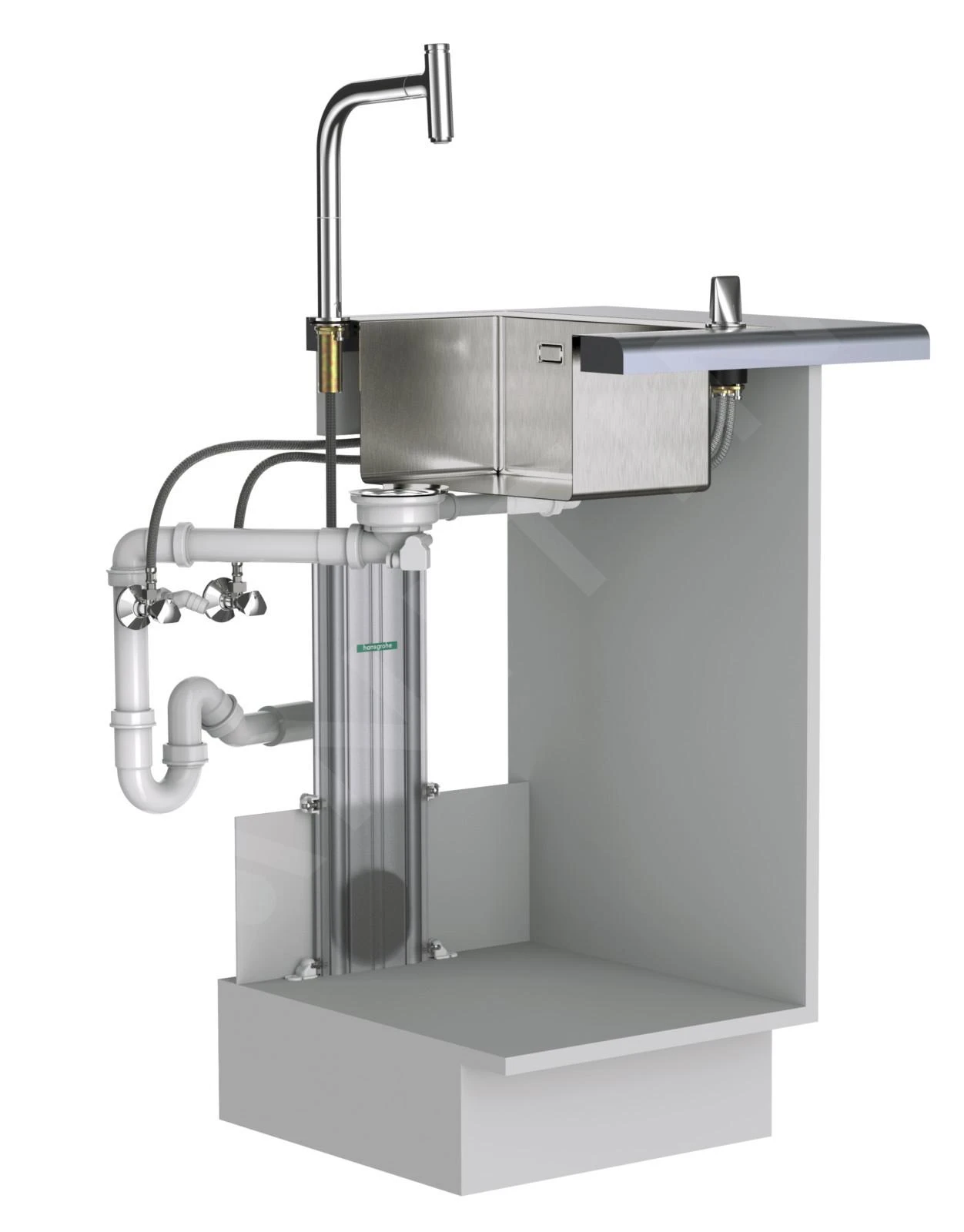 Hansgrohe M54 - Talis Keukenkraan Met Uittrekbare Vuistdouche, SBox, RVS Look 72803800 - Afbeelding 5