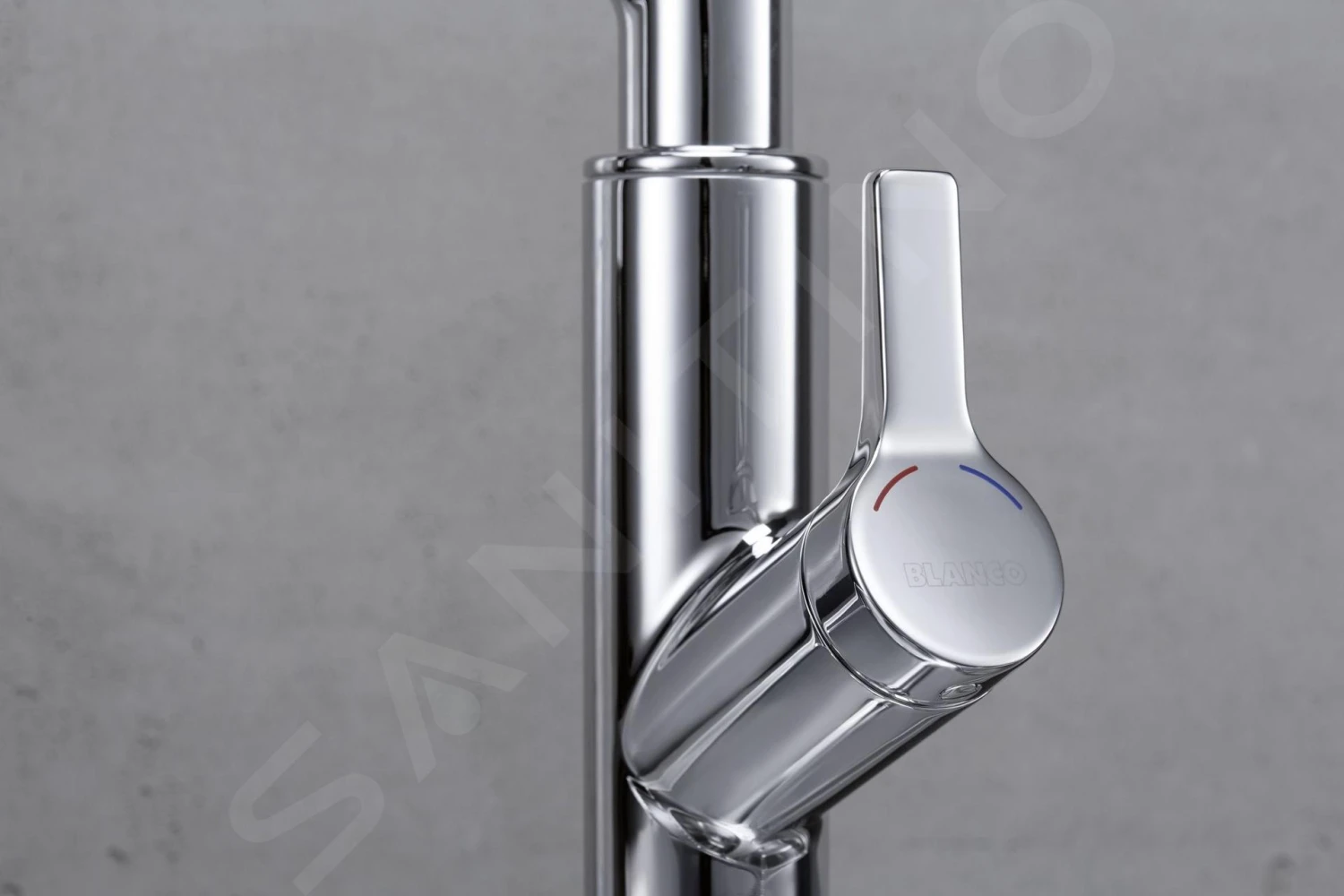 Blanco Solenta S - Wastafelkraan Met Flexibele Arm En Sproeikop, Chroom 522404 - Afbeelding 3