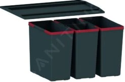 Franke Sorters - Easysort 600-2-2 Inbouw Prullenbak 121.0494.193