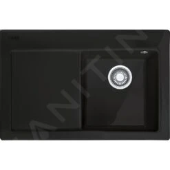 Franke Mythos - Keramische Spoelbak MTK 611-78/7, 780x510 Mm, Anthrazit Matt 124.0433.440