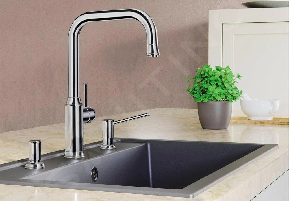 Blanco Livia S - Keukenkraan Met Uittrekbare Sproeikop, Chroom 521288 - Afbeelding 3