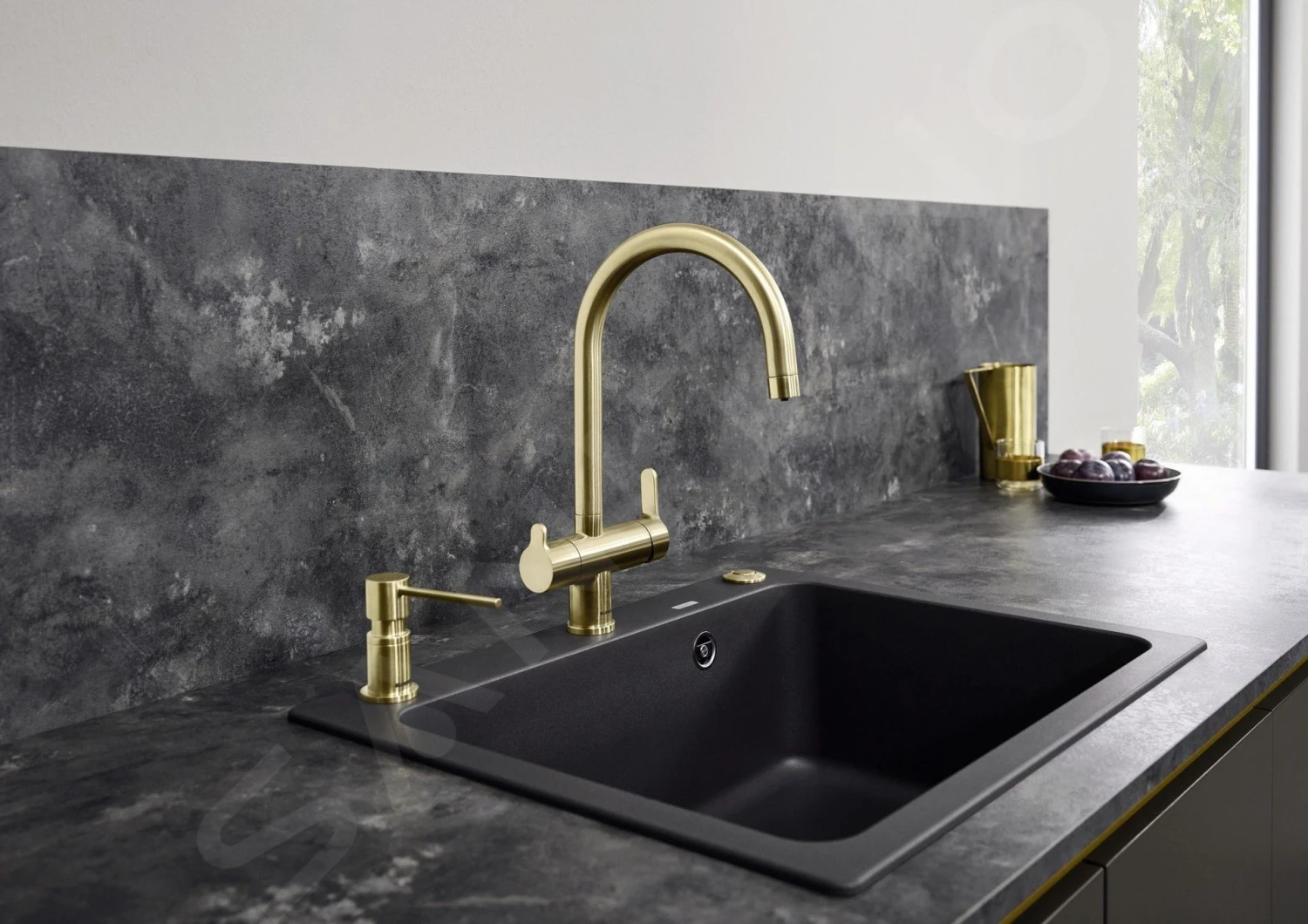 Blanco Trima - Keukenkraan Met Filterfunctie, Satijn Goud 526695 - Afbeelding 5