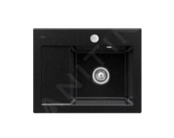 Villeroy & Boch Subway 45 - Keramische Spoelbak 65x51 Cm, Excentrische Bediening, CeramicPlus, Chromiet 331302J0