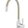 Novaservis Ferro - Keukenkraan Met Flexibele Arm, Beige/chroom 70710,0BE