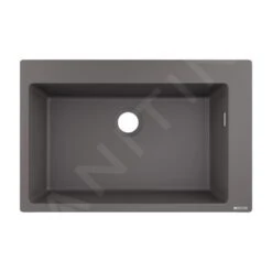 Hansgrohe Spoelbakken - Inbouwspoelbak Graniet S510-F660, Steengrijs 43313290