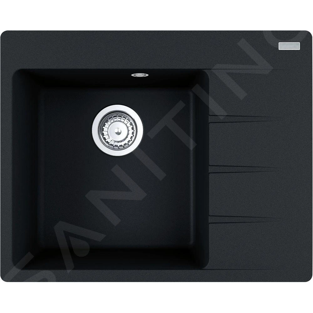 Franke Sets - Set G214, Fragraniet Spoelbak CNG 611-62 TL/2 En Keukenkraan FP 0408.031, Onyx/chroom 114.0650.762 - Afbeelding 4