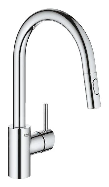 Grohe Concetto - Keukenkraan Met Uittrekbare Handdouche, Chroom 31483002