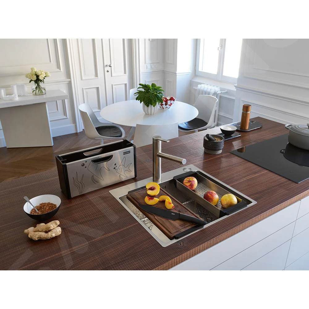 Franke Toebehoren - Box Center Voor Spoelbak Incl. Accessoires, Rvs/zwart Kunststof 112.0619.946 - Afbeelding 6