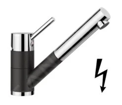 Blanco Antas S - Keukenkraan Met Uittrekbare Sproeikop, Antraciet/chroom 516772