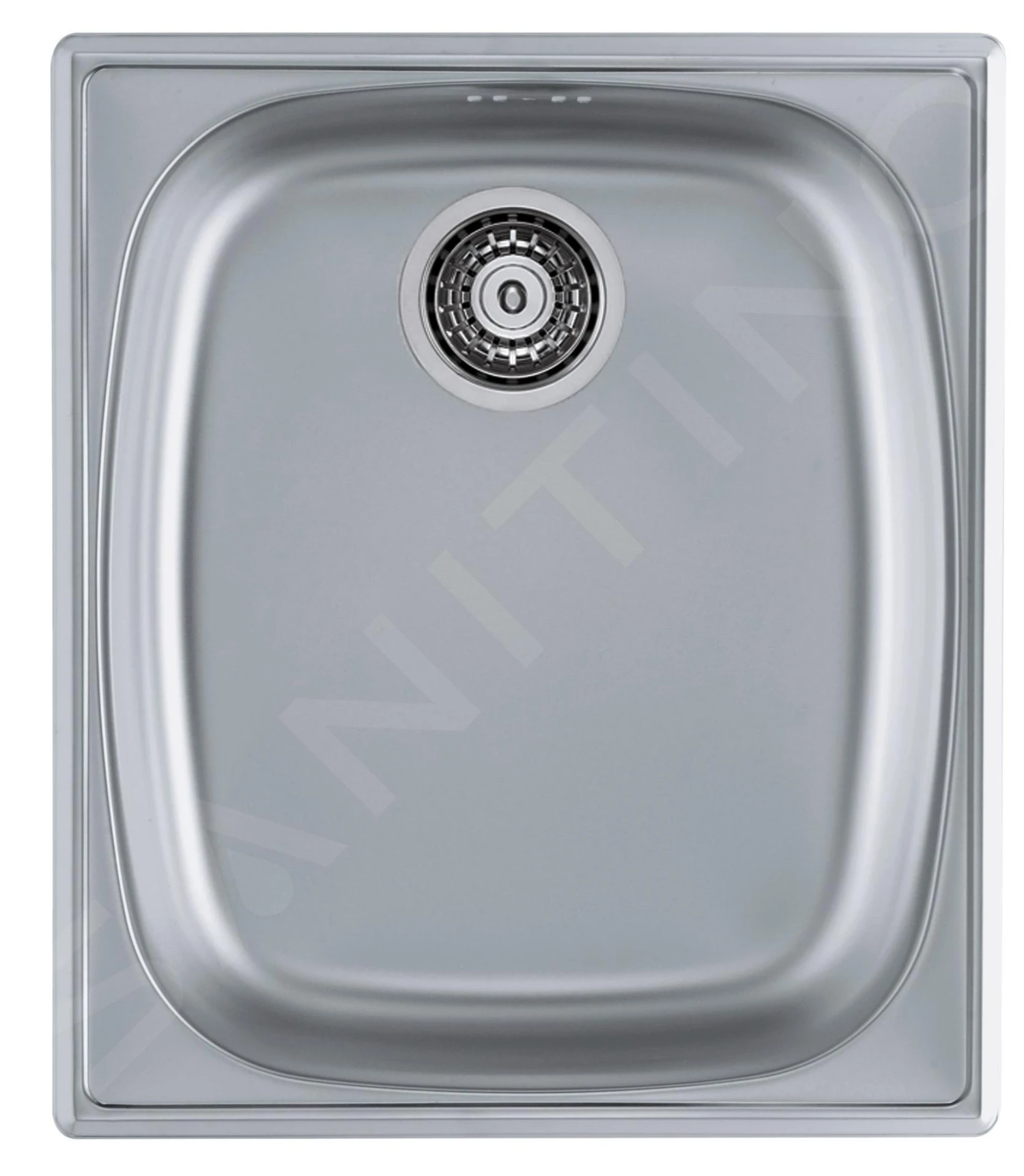 Alveus Basic - Spoelbak 380x440 Mm, Odtok 90 Mm, Rvs 1082195