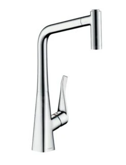 Hansgrohe M71 - Metris Select Keukenkraan Met Uittrekbare Handdouche, SBox, EcoSmart, Chroom 73824000