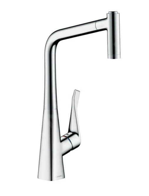 Hansgrohe M71 - Metris Select Keukenkraan Met Uittrekbare Handdouche, SBox, EcoSmart, Chroom 73824000