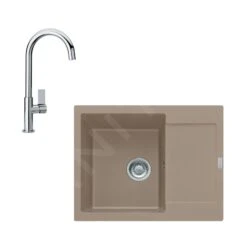 Franke Sets - Keukenset G165, Fragraniet Spoelbak MRG 611-62 En Keukenkraan FP 0408.031, Kasjmier/chroom 114.0587.922