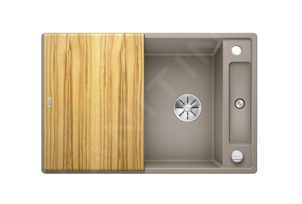 Blanco Axia III 45 - Silgranit Spoelbak, 780x510 Mm, Met Accessoires, InFino, Tartufo 523180 - Afbeelding 3