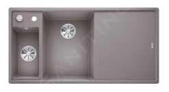 Blanco Axia III 6 - Silgranit Spoelbak, 1000x510 Mm, Met Afvoerbediening En Toebehoren, InFino, Aluminium 524645