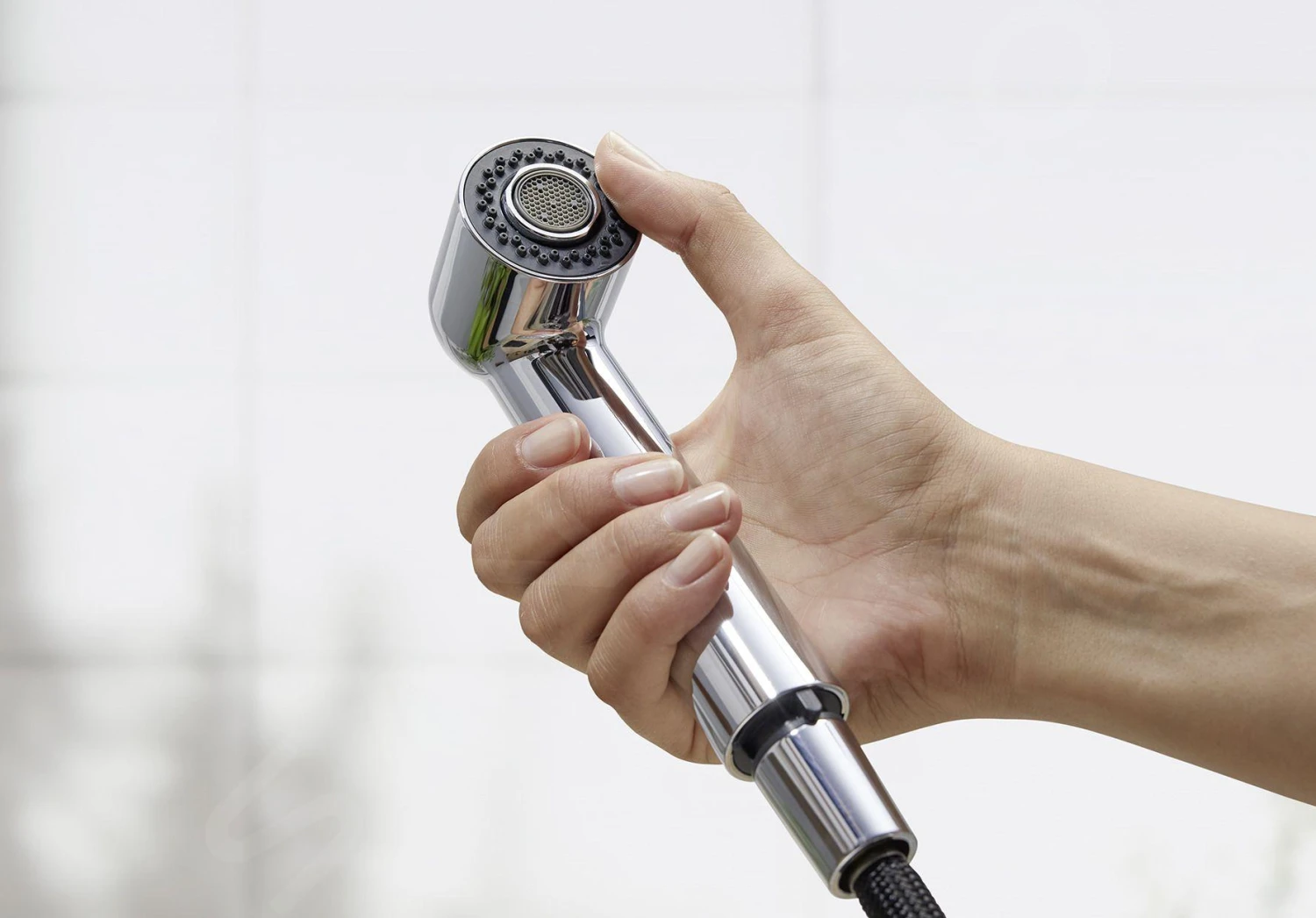 Blanco Wega S - Keukenkraan Met Uittrekbare Sproeikop, Antraciet/chroom 526420 - Afbeelding 5