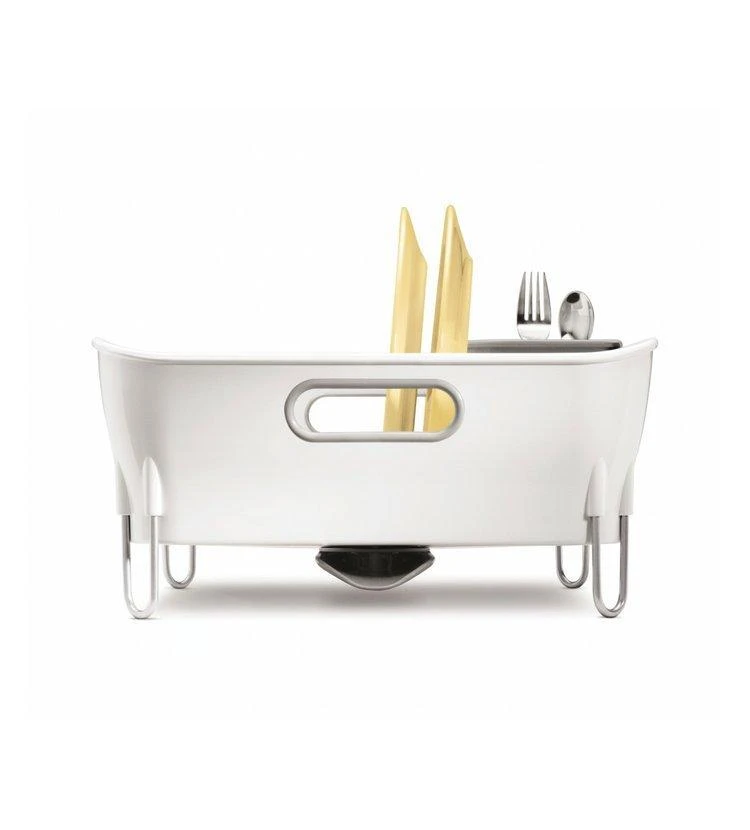 Simplehuman Keuken Accessoires - Afdruiprek 370x326x172 Mm, Wit KT1104 - Afbeelding 5