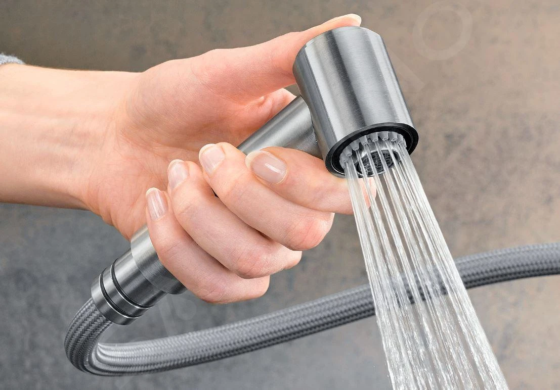 Blanco Ambis S - Keukenkraan Met Uittrekbare Sproeikop, Geborsteld Rvs 525124 - Afbeelding 7