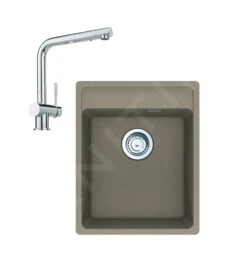 Franke Sets - Set G242, Fragraniet Spoelbak MRG 610-37 RTL En Keukenkraan Samoa, Kasjmier/chroom 114.0675.645