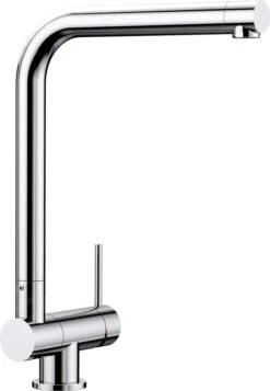 Blanco Laressa F - Keukenkraan, Neerklapbaar Onder Raam, Chroom 521545