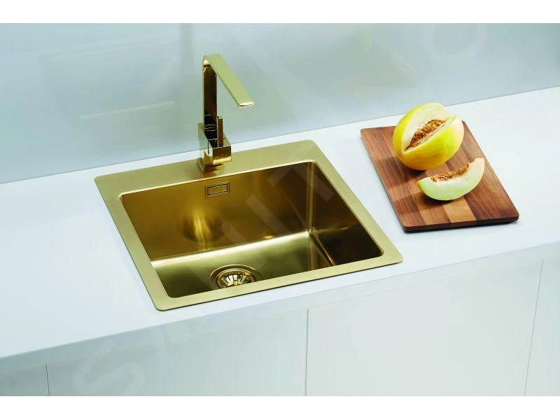 Alveus Pure Monarch - Spoelbak 515x525 Mm, Bronze 1107052 - Afbeelding 3